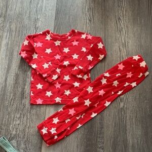 GAP Red and White Star Pajama Set